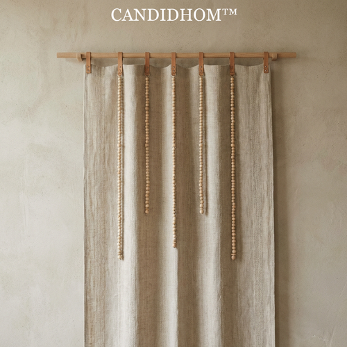Sandstone Artisan Tassel Curtain Panel